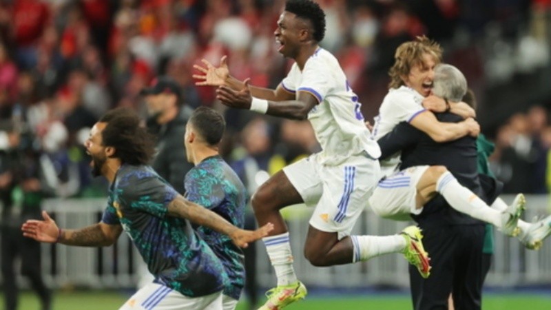 El festejo merengue en París.