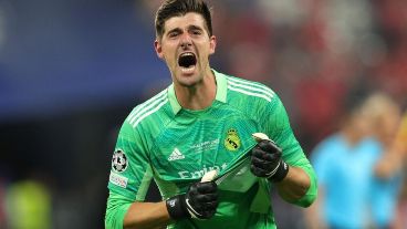 Courtois, el arquero del Real Madrid, tuvo una actuación consagratoria en la final de la Champions