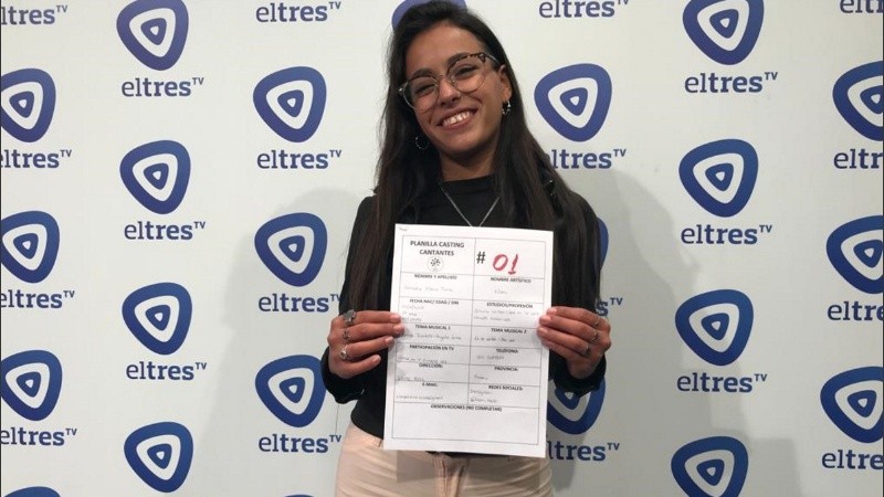 Natasha Treso, la primera en presentarse al casting