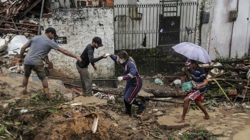 El barrio Jardim Monte Verde, en el municipio de Jaboatao dos Guararapes, ha sido el más afectado por las fuertes lluvias.