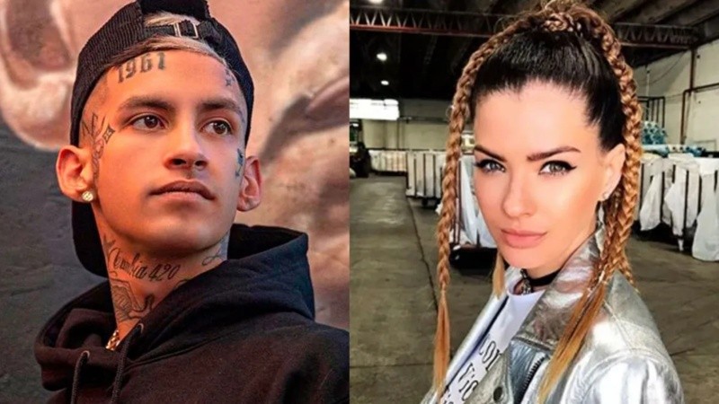 La China Suárez disparó contra L-Gante.