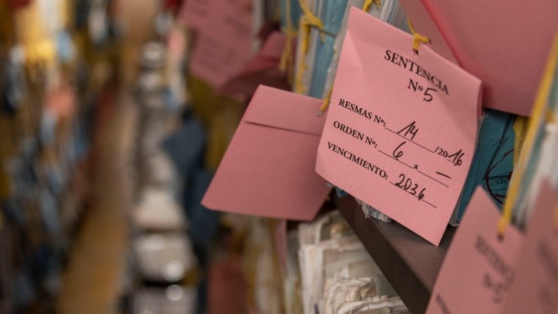 Las remesas judiciales tienen fecha de vencimiento según su origen y luego son destruidas.