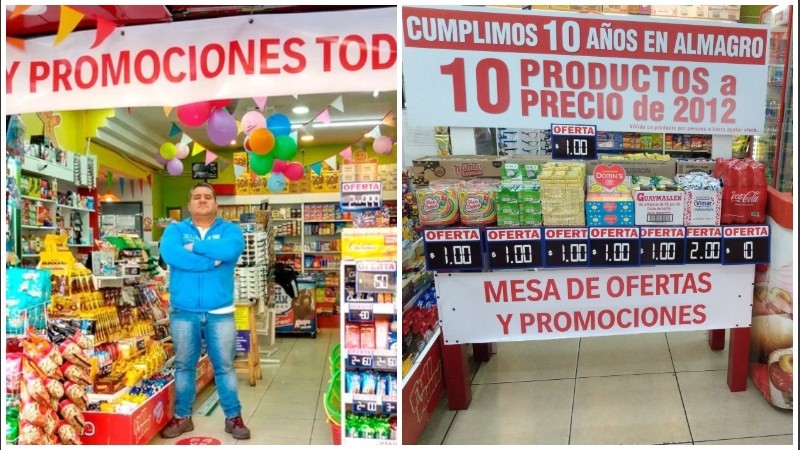 Durante la tarde del jueves, los clientes hicieron fila en la puerta del kiosco para acceder a las ofertas y, con algo de nostalgia, agradecieron los buenos precios.