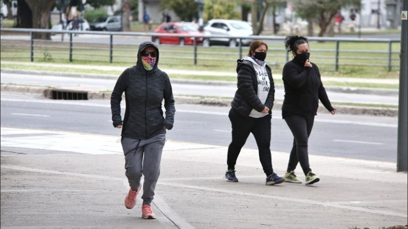 Temprano esta mañana, el viento sur hacía que la térmica se sintiera de 1,9º.