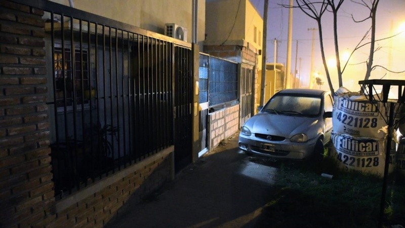 El domicilio atacado a balazos el sábado por la noche en La Lagunita.