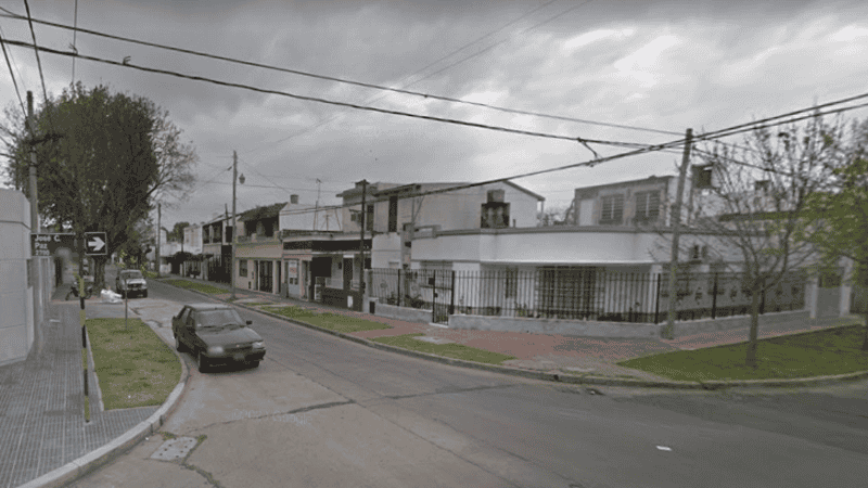 La zona en la que abordaron al jubilado.