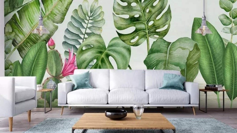 Una trama infinita o una imagen sumamente ampliada podrán decorar cualquier habitación