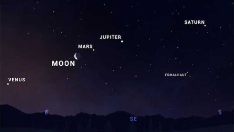 El mejor día para observar la conjunción será el próximo 24 de junio. 
