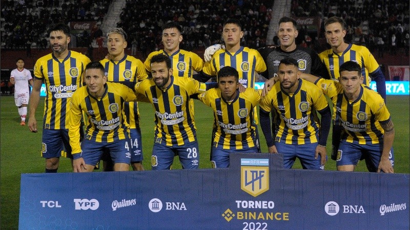 Los once titulares canallas que enfrentaron a Huracán en Parque Patricios.