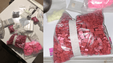 La Policía secuestró pastillas y cristal “en grandes cantidades”.