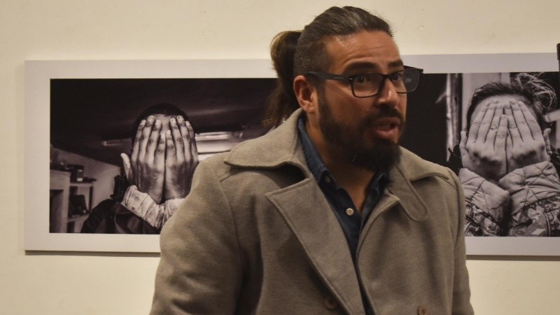 El fotógrafo rosarino Nicolás Heredia.