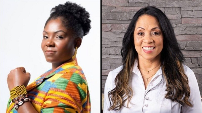 La ambientalista Francia Márquez y la académica Marelen Castillo: las candidatas.