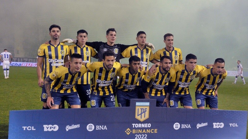 Los titulares de Central que salieron a la cancha contra Vélez en Liniers.