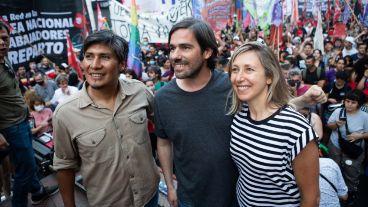 Del Caño anunció las precandidaturas de Miriam Bregman y Vilca