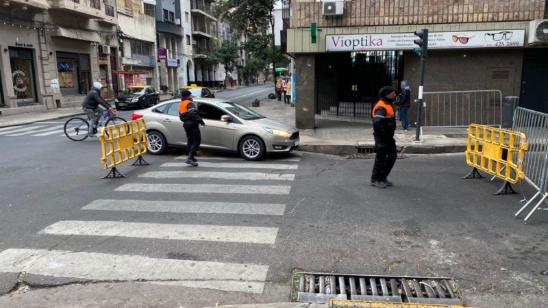 El tránsito estará complicado en la zona hasta después de las tres de la tarde.