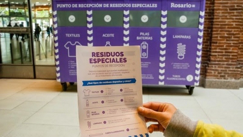 Los vecinos y vecinas podrán llevar sus residuos especiales, de lunes a domingo de 10 a 21 hs.