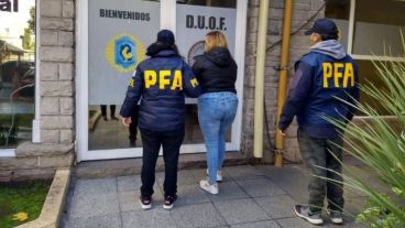 La mujer fue encontrada en la ciudad balnearia y trasladada a Rosario.