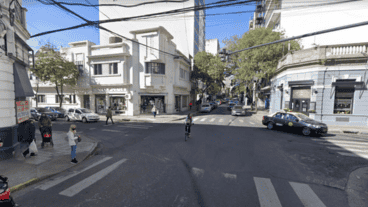 La zona en la que la mujer se lesionó.