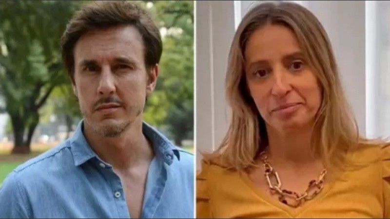 Los legisladores Roberto García Moritán y Marina Kienast.