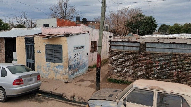 El pasillo de Ayacucho al 4000 donde se produjo el crimen de Viviana Guevara.