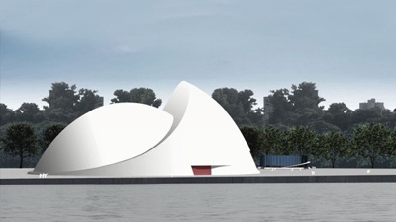 El Puerto de la Música fue diseñado por Oscar Niemeyer.