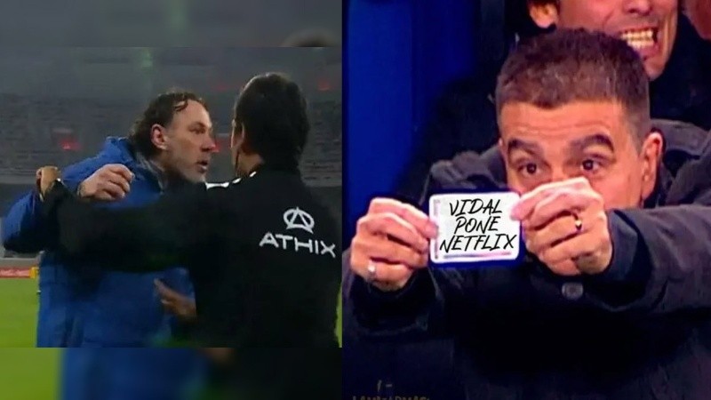 Milito y Vivas fueron protagonistas del show de este viernes por la noche.