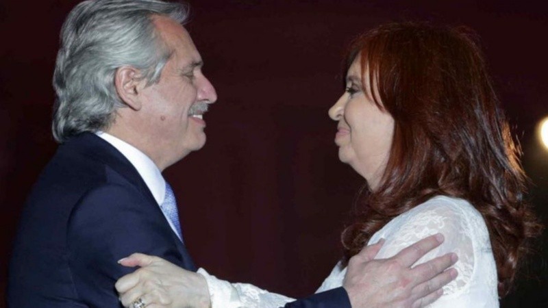 El presidente y la vice cenaban en Olivos.