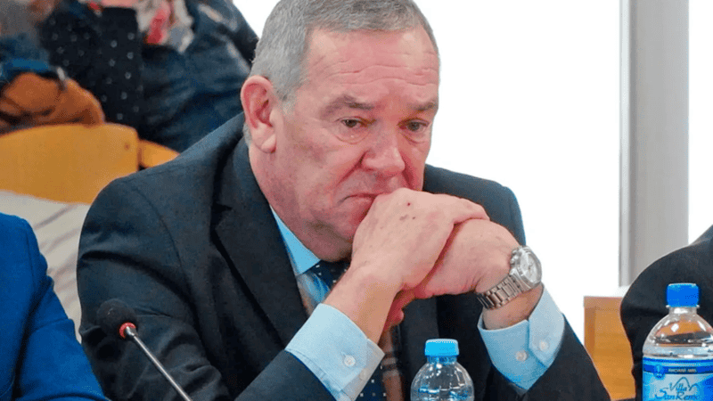 Macarrón en la audiencia del juicio por el crimen de su esposa.