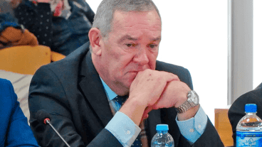 Macarrón en la audiencia del juicio por el crimen de su esposa.