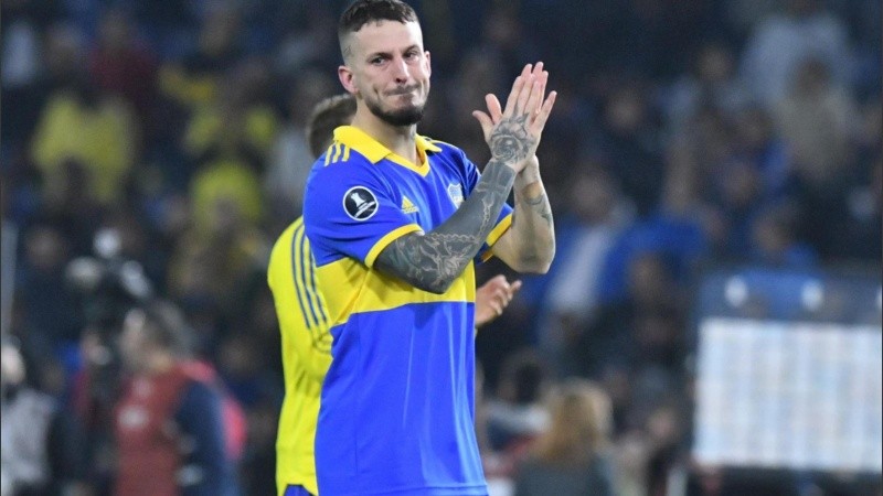 El llanto de Benedetto, uno de los más apuntados como responsable de la derrota de Boca.