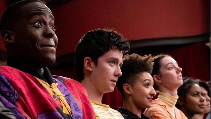 Parte del elenco de de la serie 