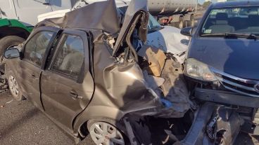 El impactante choque de este jueves por la tarde dejó dos personas fallecidas.