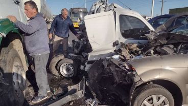 El impactante choque de este jueves por la tarde dejó dos personas fallecidas.