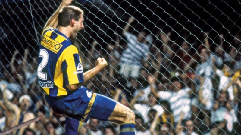 Petaco y el histórico festejo de su gol en la Copa Conmebol del 95