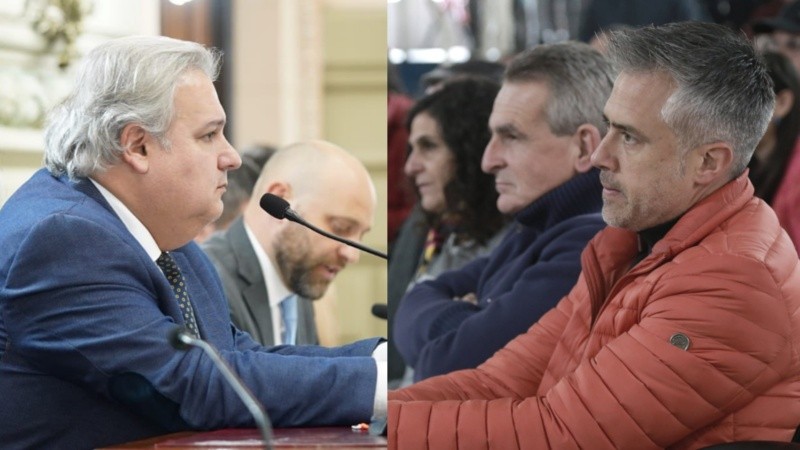 Pablo Farías y Leandro Busatto, dos voces de la polémica.