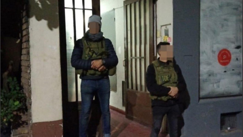  Miranda fue detenido en un edificio de alquileres transitorios de barrio Pichincha. 