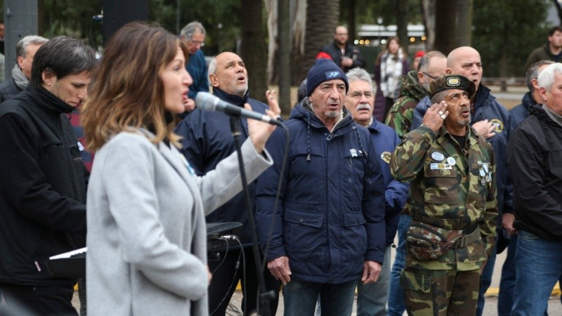 El acto oficial se realizó este sábado por la mañana en el Parque Independencia. 