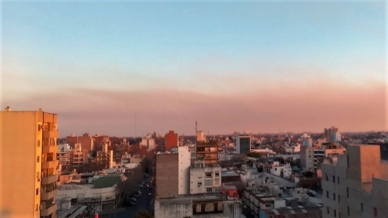 Hacía mucho que no se sentía tanto humo en la ciudad como el sábado.