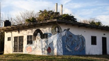 Uno de los murales que se pueden ver en el Remanso.