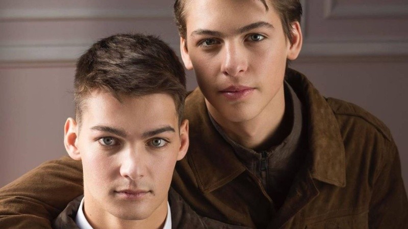 Los hermanos tuvieron su primera sesión de fotos en conjunto.