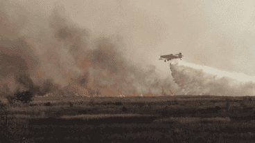 Imágenes del incendio frente a Rosario del pasado 9 de julio.