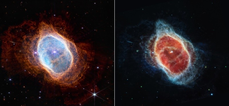  'El espectáculo final de una estrella agonizante'. Crédito: NASA, ESA, CSA y STScI.