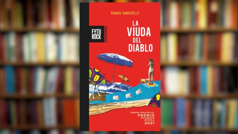 La dramaturga, directora y actriz rosarina Romina Tamburello obtuvo la primera mención del Premio Novela Futurock 2021 con la novela La viuda del diablo.