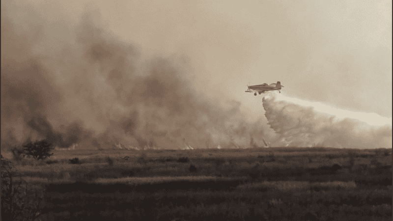 Pese al trabajo de los brigadistas, quedan varios focos activos en la zona.