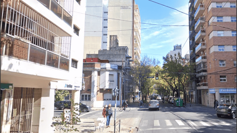 La zona en la que se produjo el arresto.