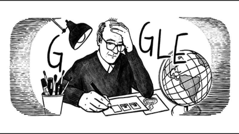 Quino, protagonista del doodle de Google.