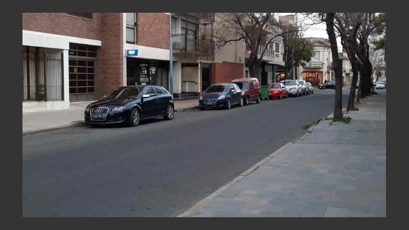 La zona donde se había pactado el encuentro íntimo que no fue