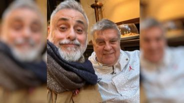 Los periodistas Jorge Rial y Luis Ventura.