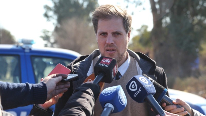 Patricio Saldutti, el fiscal a cargo de la causa por la balacera del sábado pasado en Parque del Mercado.