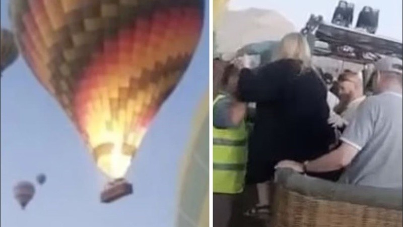 Pese al impacto solo dos personas resultaron heridas.